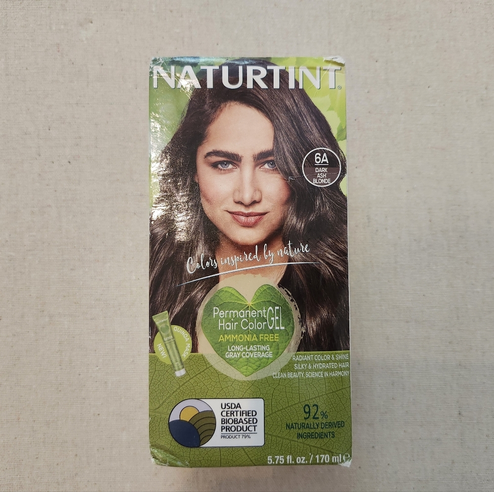 NEVER OPEN NATRUTINT 6A Dark Ash Blonde - Permanant Hair Color